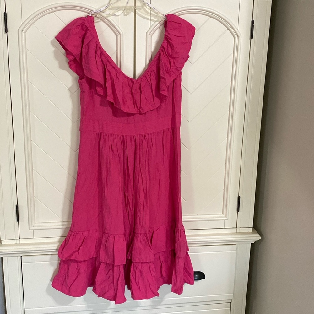 Pink Ruffle Dress
